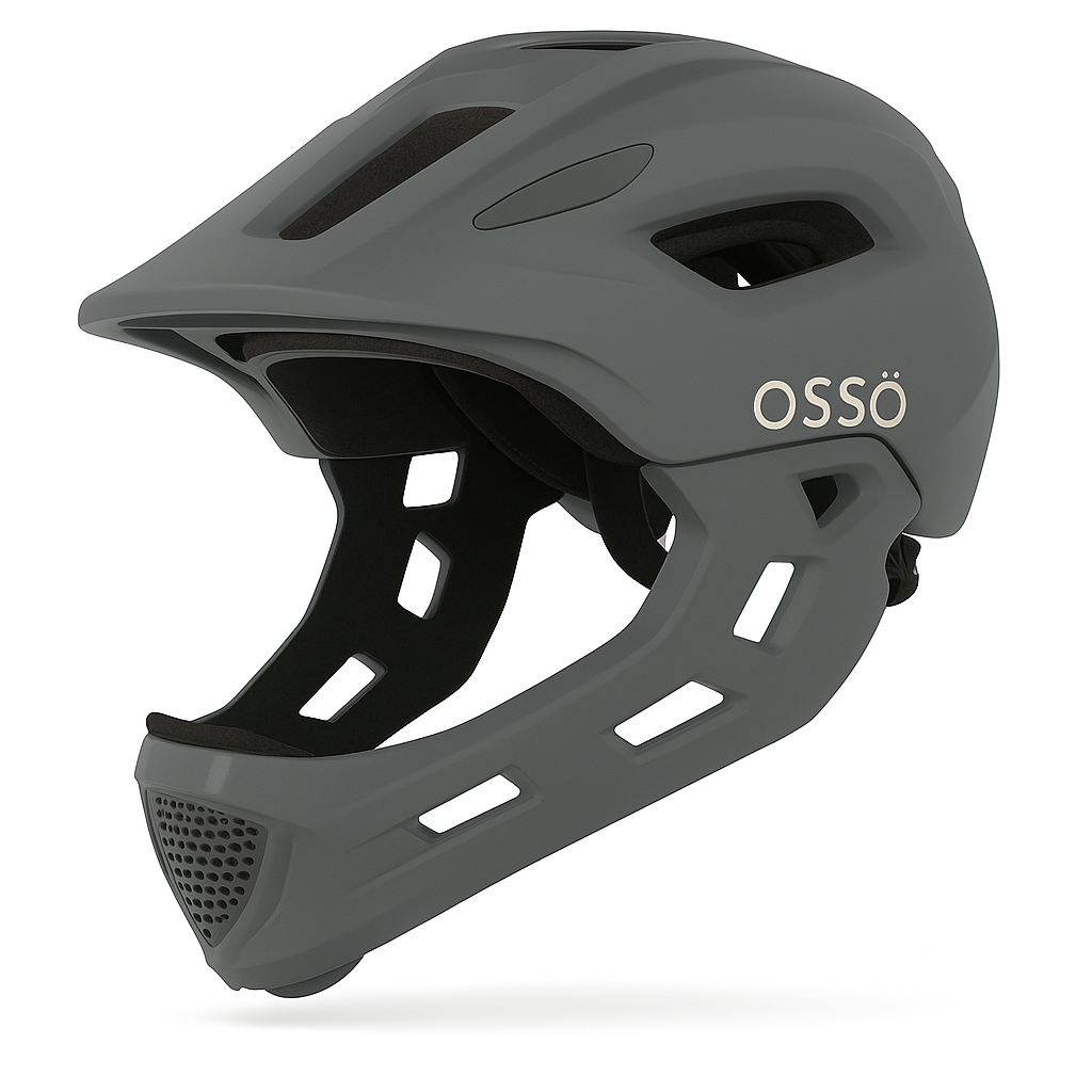 Casco integral infantil OSSÖ 52-56cm 4-6 AÑOS 2 en 1