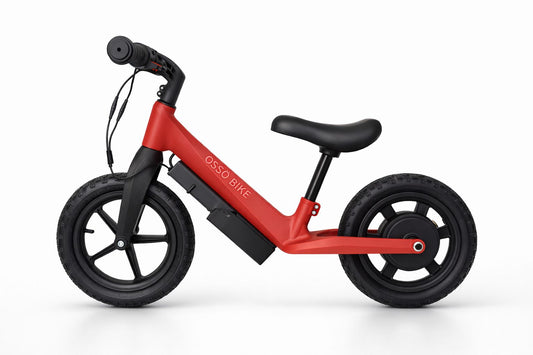 OSSÖ 12” E‑Bike | Balance Bike eléctrica para niños de 3 a 5 años