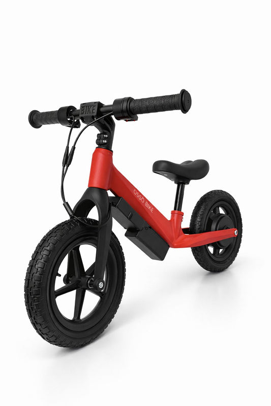 OSSÖ 12” E‑Bike | Balance Bike eléctrica para niños de 3 a 5 años