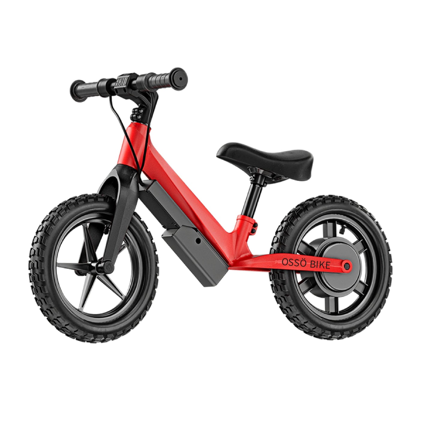 OSSÖ 12” E‑Bike | Balance Bike eléctrica para niños de 3 a 5 años